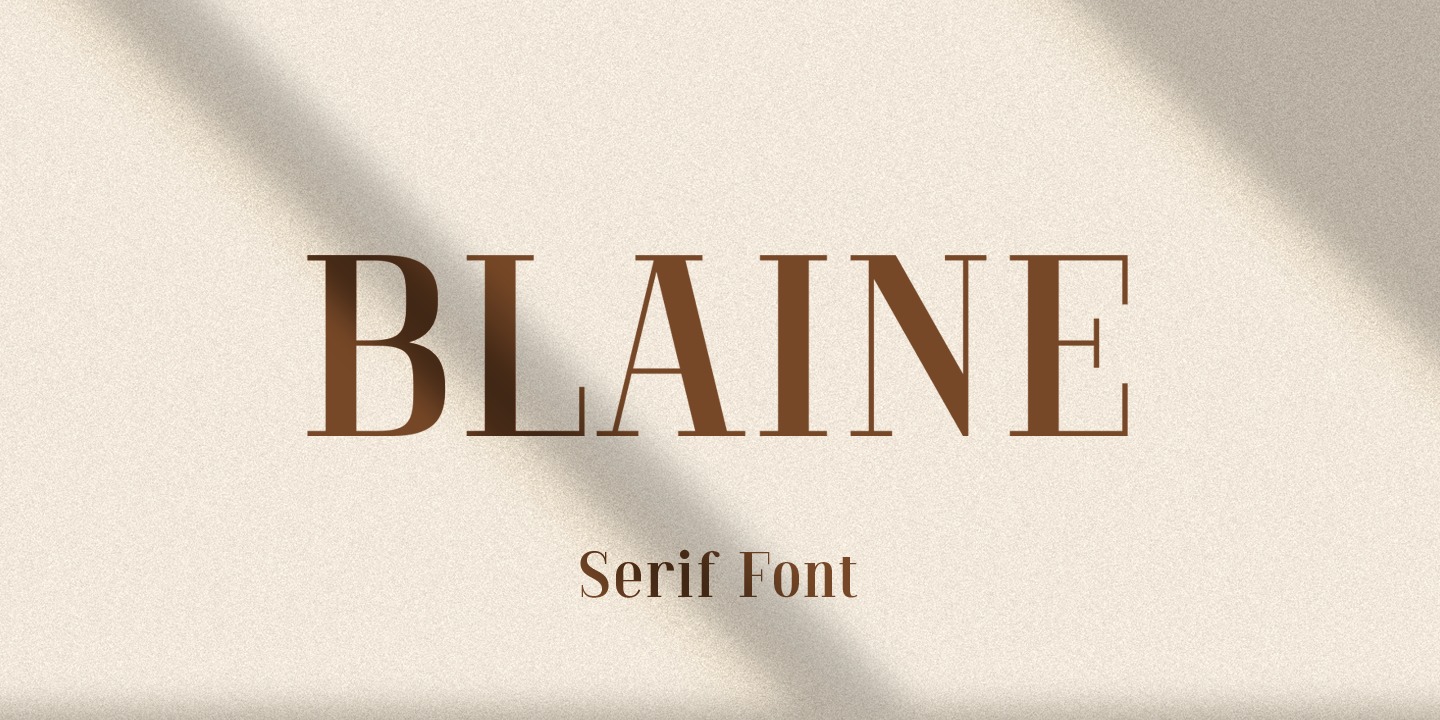 Font Blaine